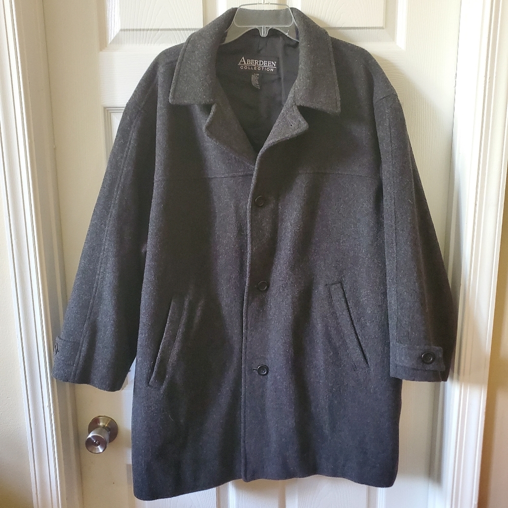 Men's Aberdeen collection 100% Wool Pea coat